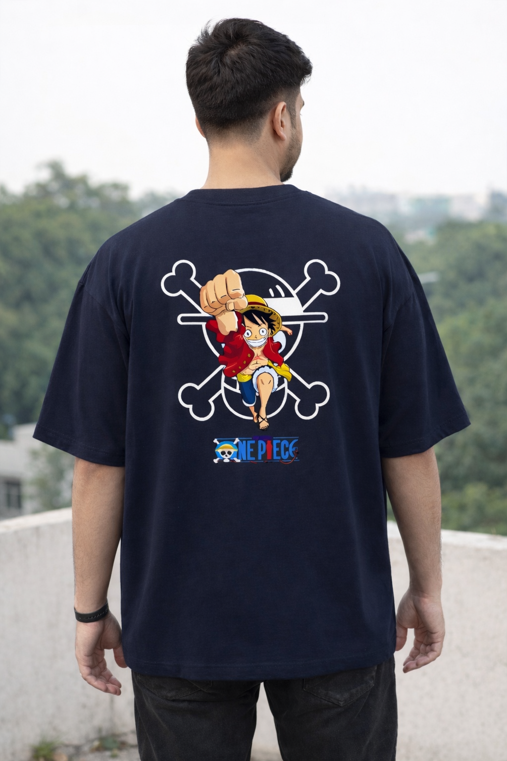 Monkey D. Luffy Pirate One Piece Unisex Oversized Classic T-Shirt