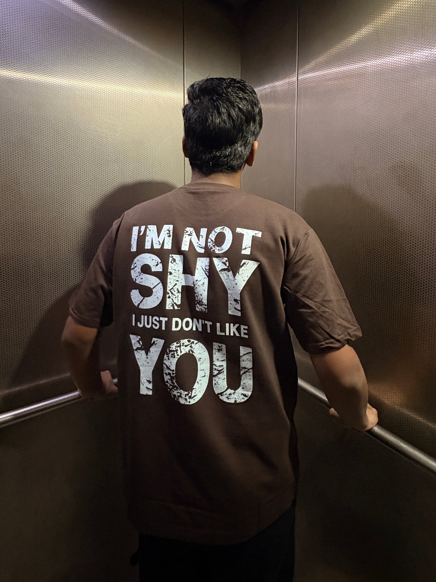 I’m Not Shy I Just Don’t Like You Unisex Classic Oversized T-shirt (Back Side Printed)