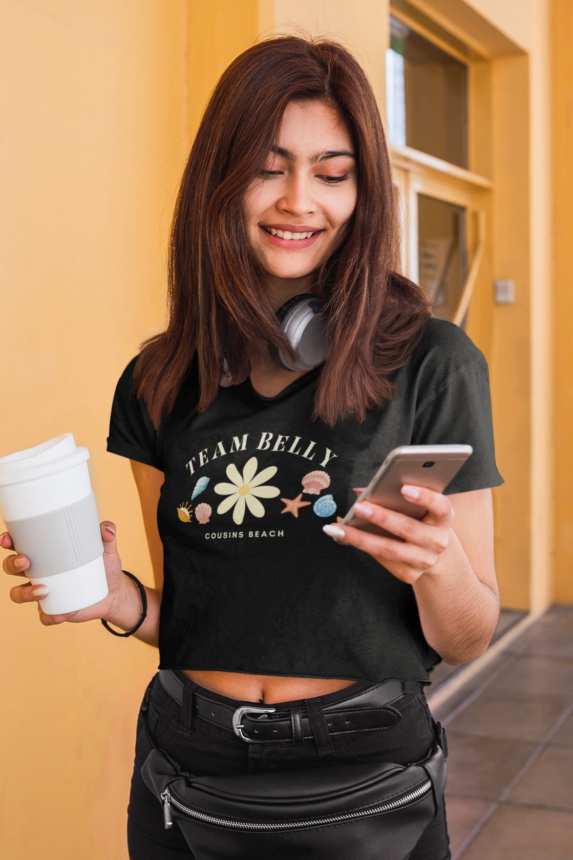 Team Belly Women’s Crop T-shirt (The Summer I Turned Pretty)