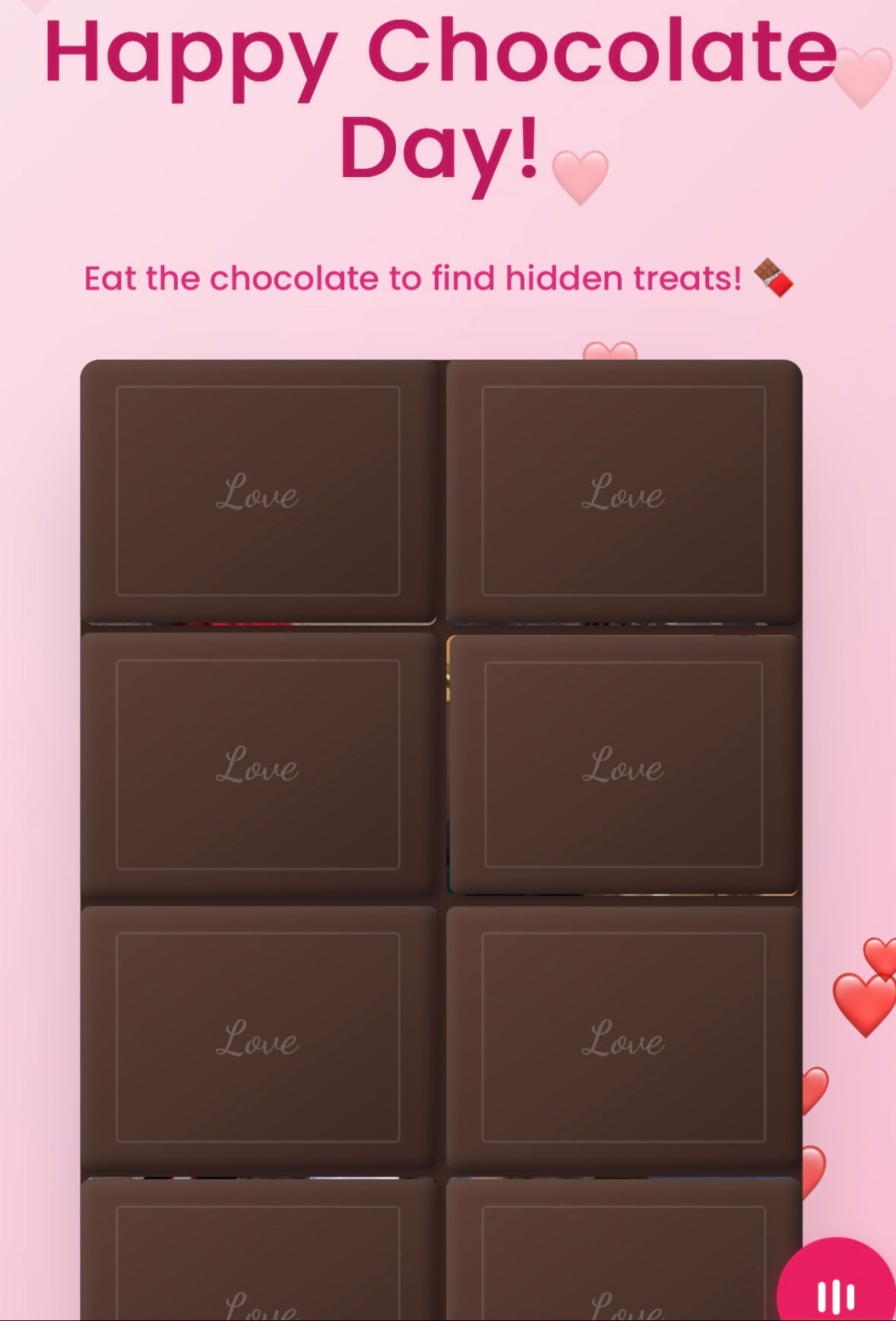 Virtual Chocolate Day Personalised Website Surprise Gift (Valentine’s Day) Customised Webpage for Girlfriend/Boyfriend/Husband/Wife