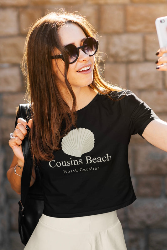 Cousins Beach North Carolina Women’s Crop T-shirt (The Summer I Turned Pretty)