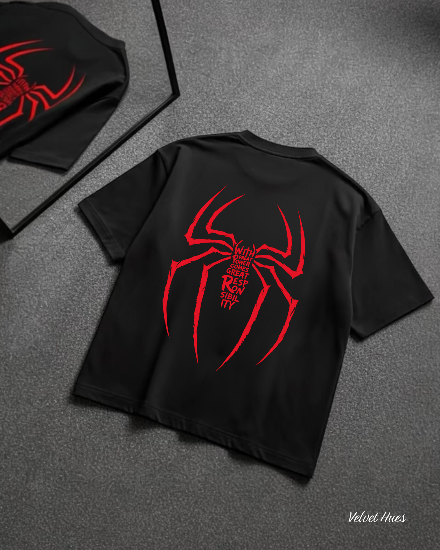 Spider-Man Premium Oversized T-shirt (Both side printed)
