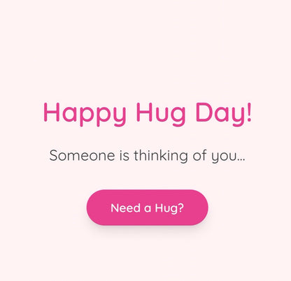 Hug Day Virtual Personalised Website Scrapbook Surprise Gift (Valentine’s Day) Customised Webpage for Girlfriend/Boyfriend/Husband/Wife