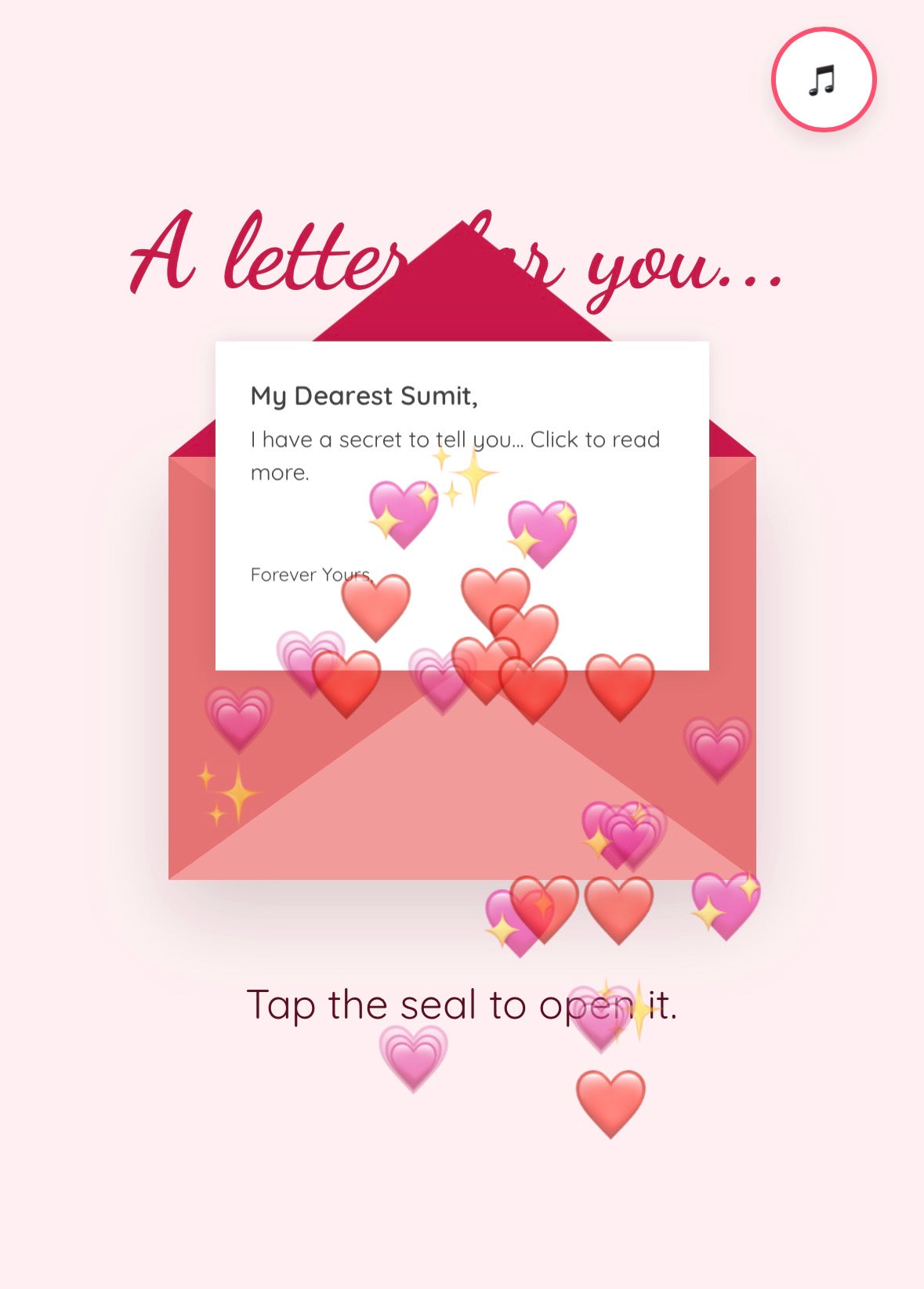 Promise Virtual Personalised Website Scrapbook Surprise Gift (Valentine’s Day) Customised Webpage for Girlfriend/Boyfriend/Husband/Wife
