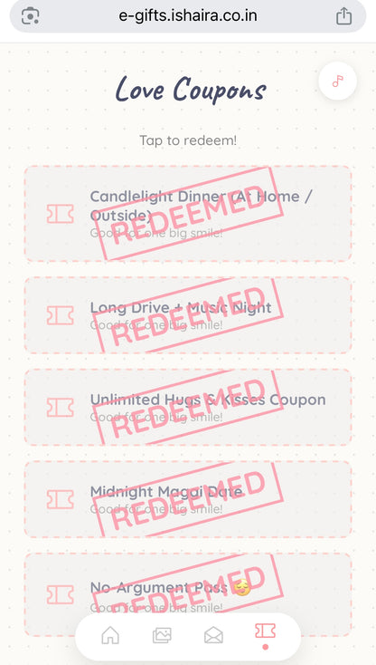 Virtual Personalised Website Scrapbook Surprise Gift (Valentine’s Day) Customised Webpage for Girlfriend/Boyfriend/Husband/Wife