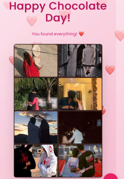 Virtual Chocolate Day Personalised Website Surprise Gift (Valentine’s Day) Customised Webpage for Girlfriend/Boyfriend/Husband/Wife