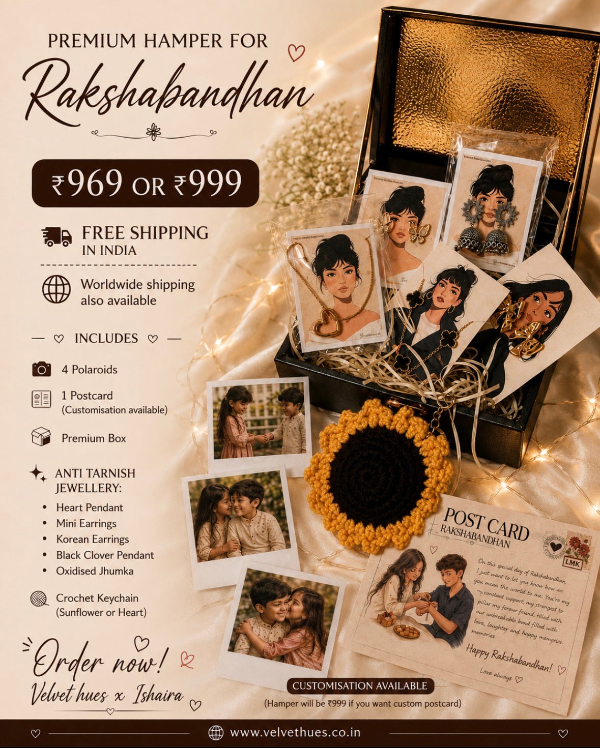 Rakshabandhan Premium Gift Hamper for Sister 💗