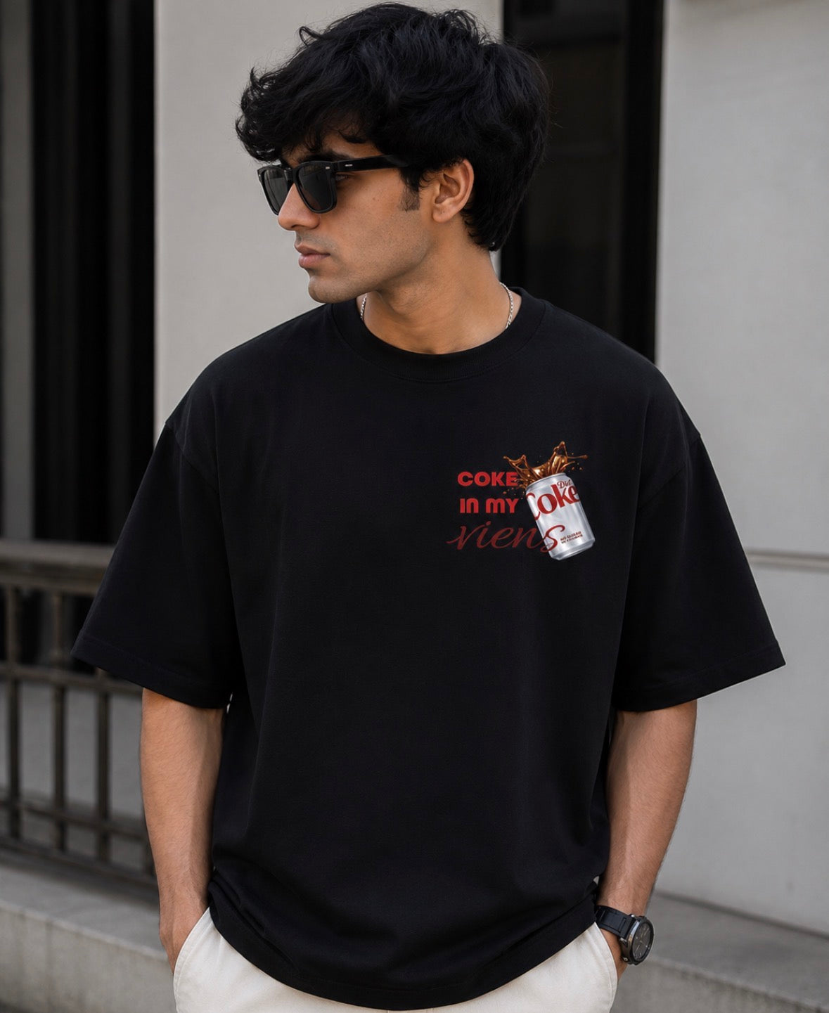 Diet Coke in my veins Premium Oversized T-shirt