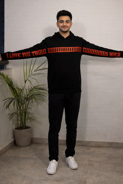 I love you this much classic hoodie and crochet flower pot hamper (Valentine’s Day Special)