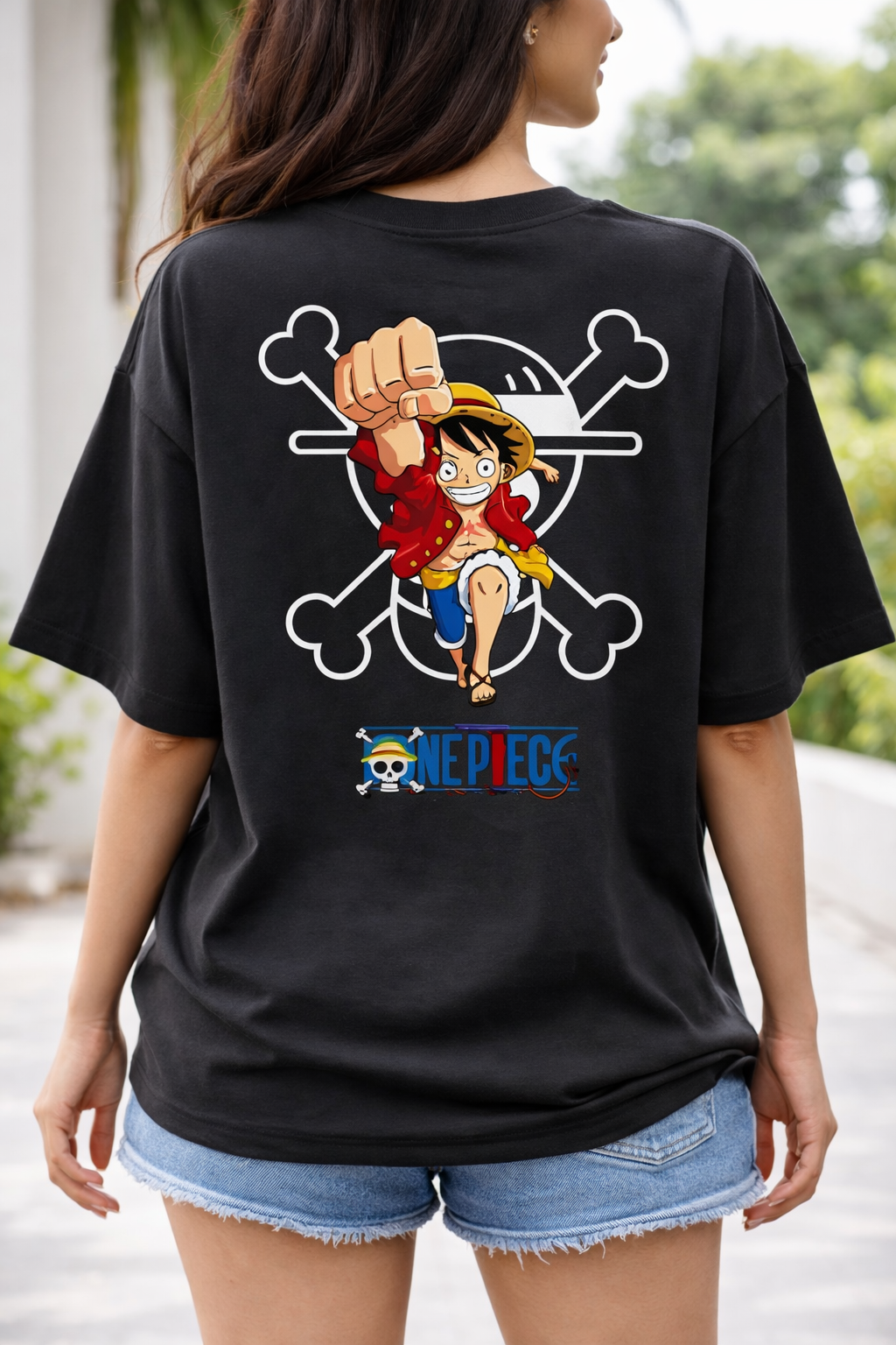 Monkey D. Luffy Pirate One Piece Unisex Oversized Classic T-Shirt
