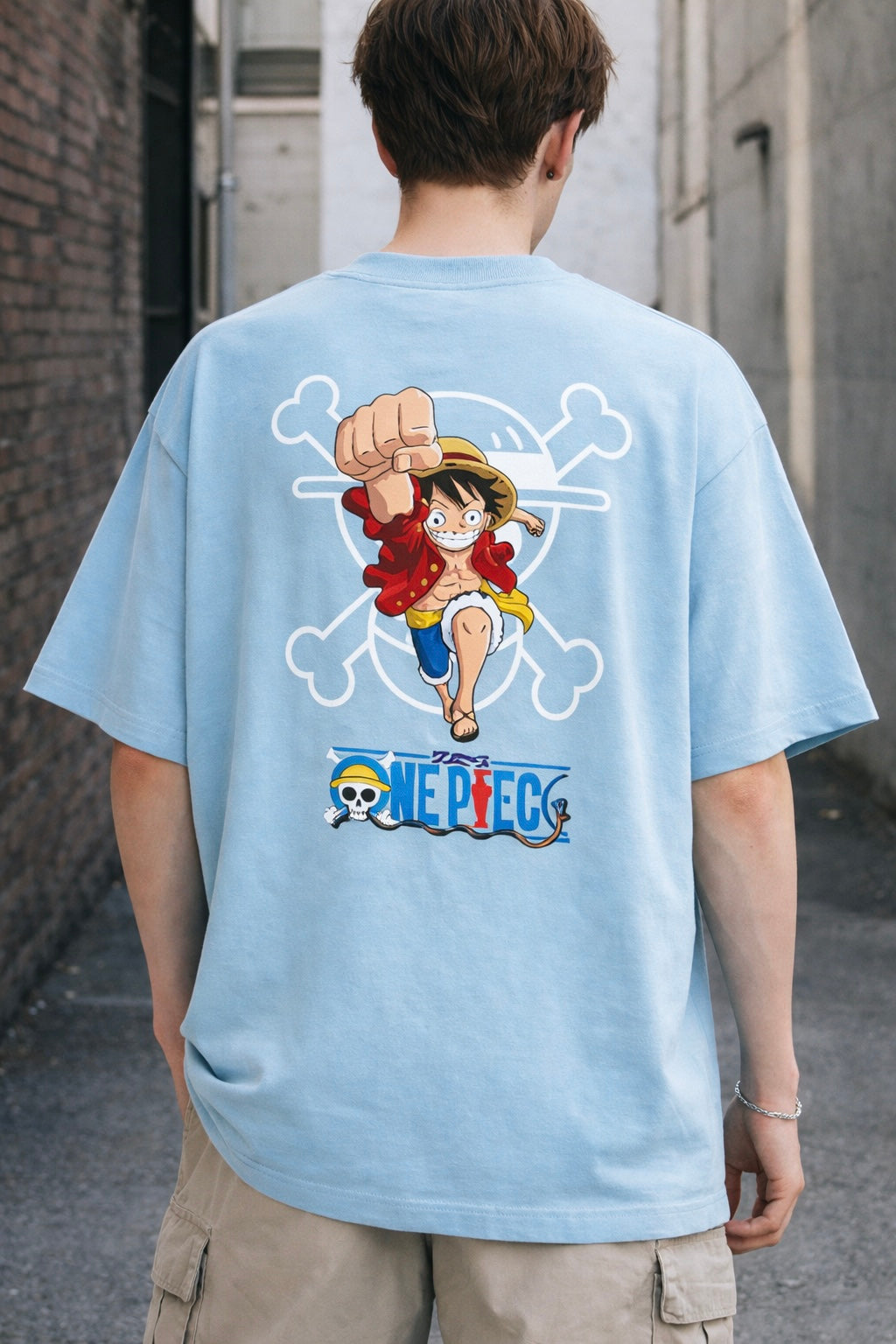 Monkey D. Luffy Pirate One Piece Unisex Oversized Classic T-Shirt